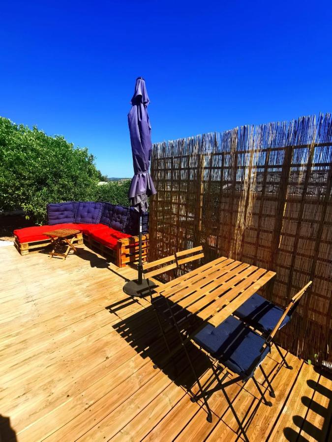 Casa Azul-Tiny House With Fantastic View, Big Outdoor Space And Pool ซิลเวส ภายนอก รูปภาพ