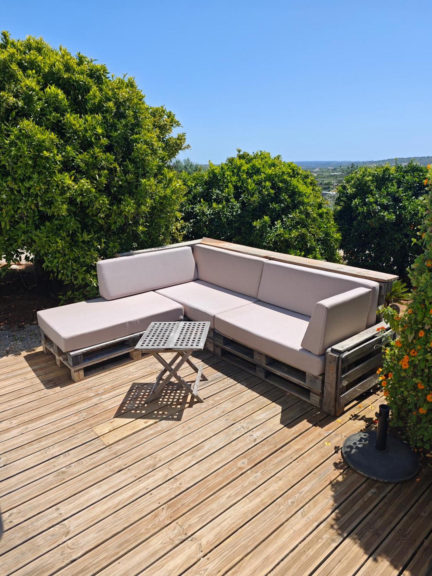 Casa Azul-Tiny House With Fantastic View, Big Outdoor Space And Pool ซิลเวส ภายนอก รูปภาพ